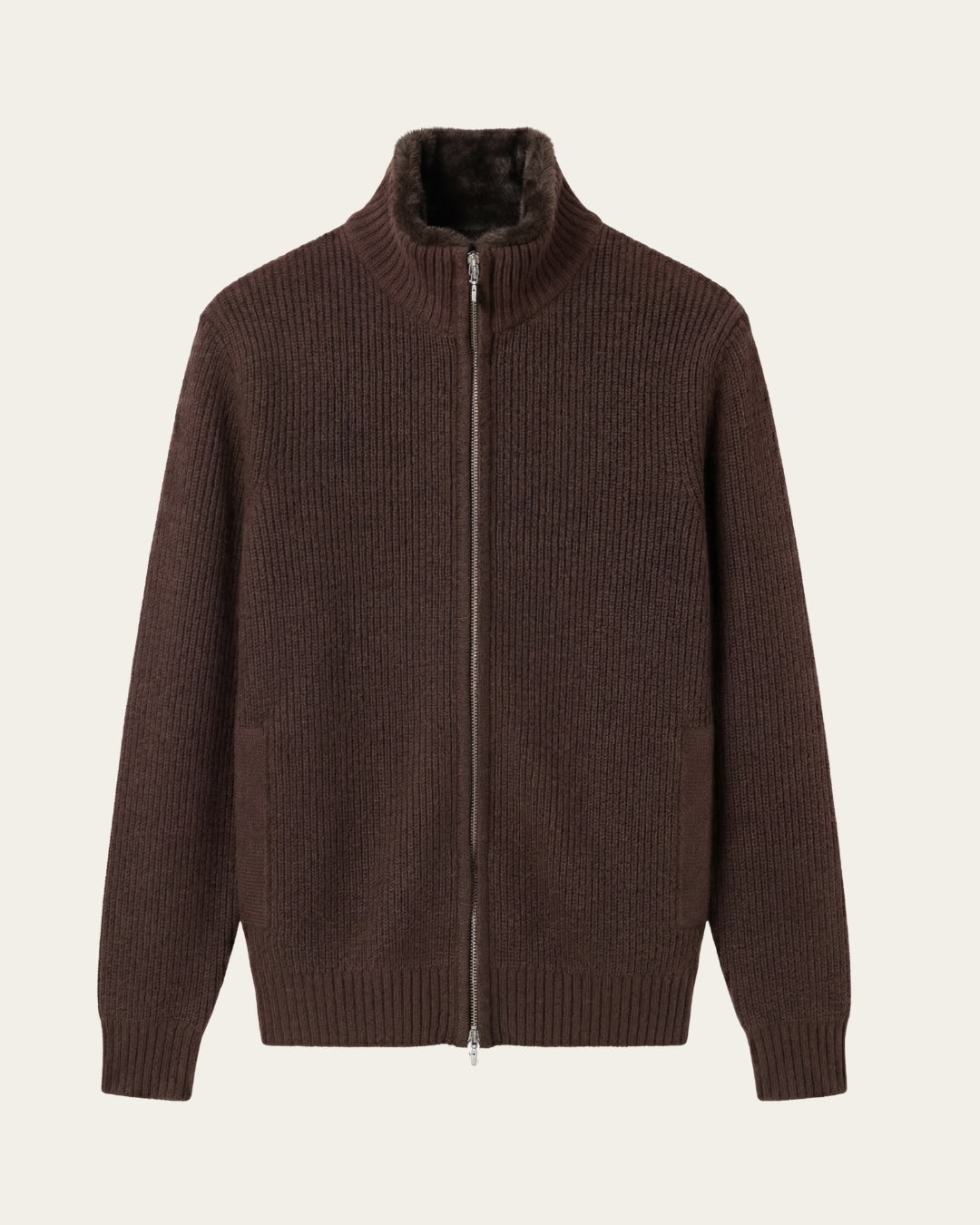 ンニット NKNIT KNIT blouson ニット／茶2 mohair KNIT blouson – NKNIT