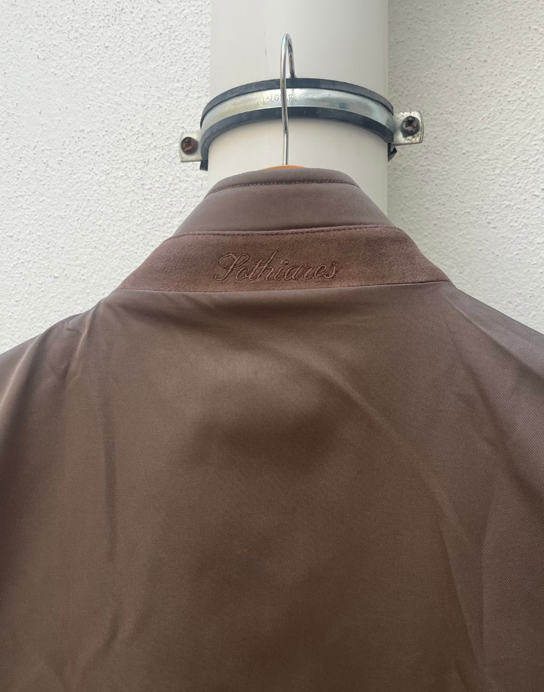 Brown Reversible Wool Gilet