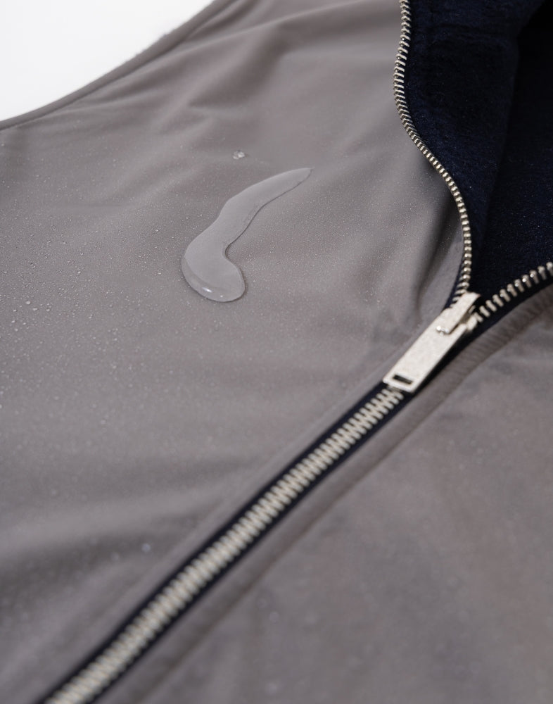Navy Reversible Wool Gilet