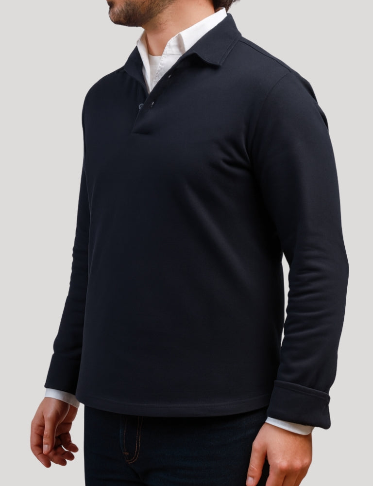 One Piece Collar Polo Longsleeve