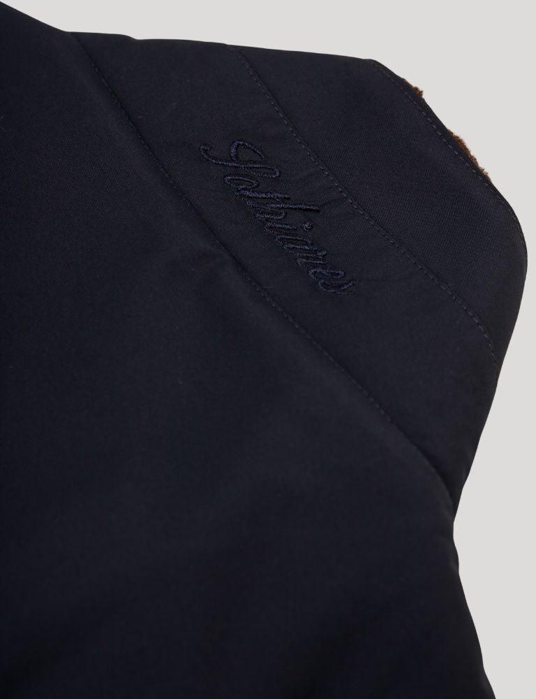 Fur Lined Gilet | Navy