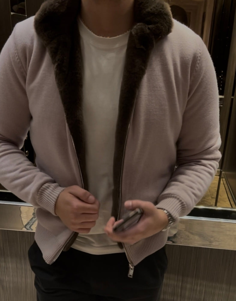 Full Fur Wool Cardigan