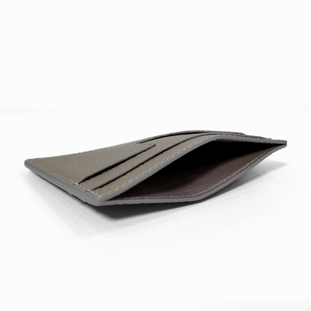 Sothiares Taupe Leather Cardholder