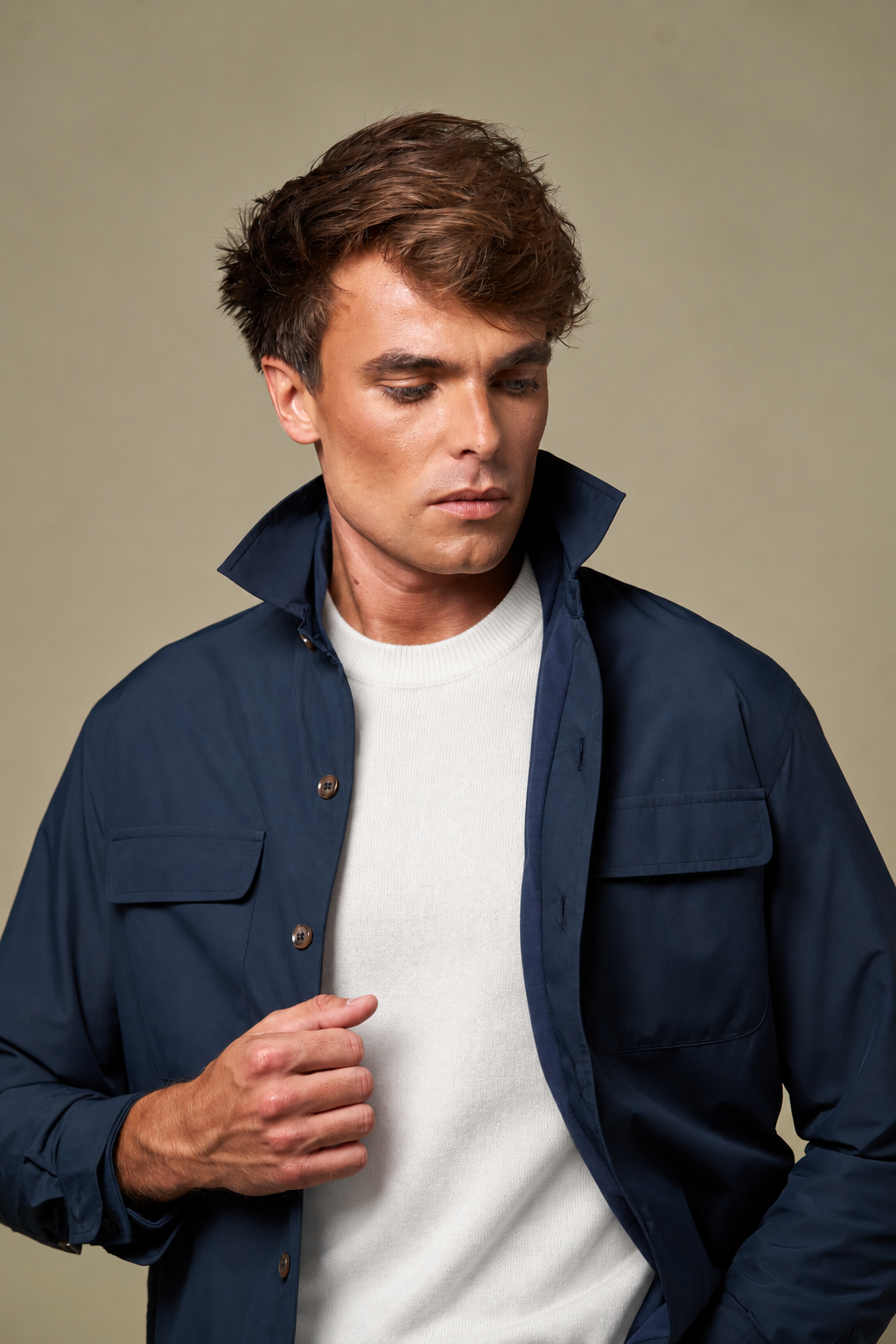 Technical Overshirt | Navy