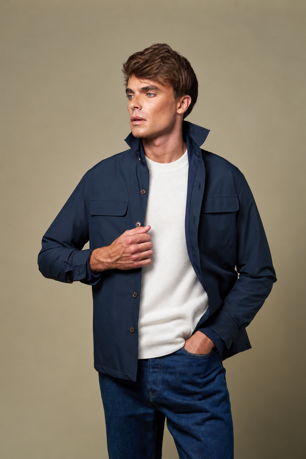 Technical Overshirt | Navy