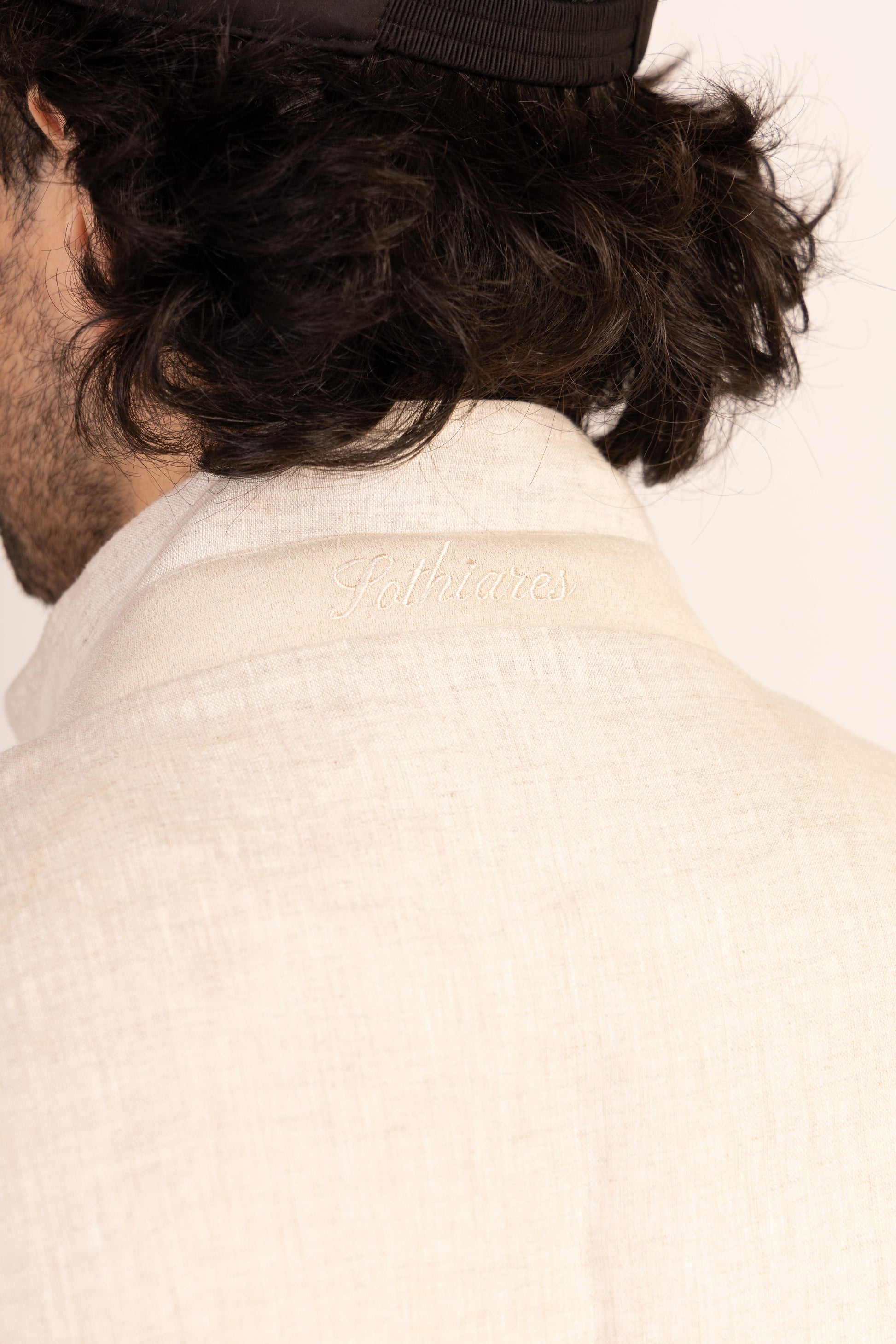 Beige Linen vest