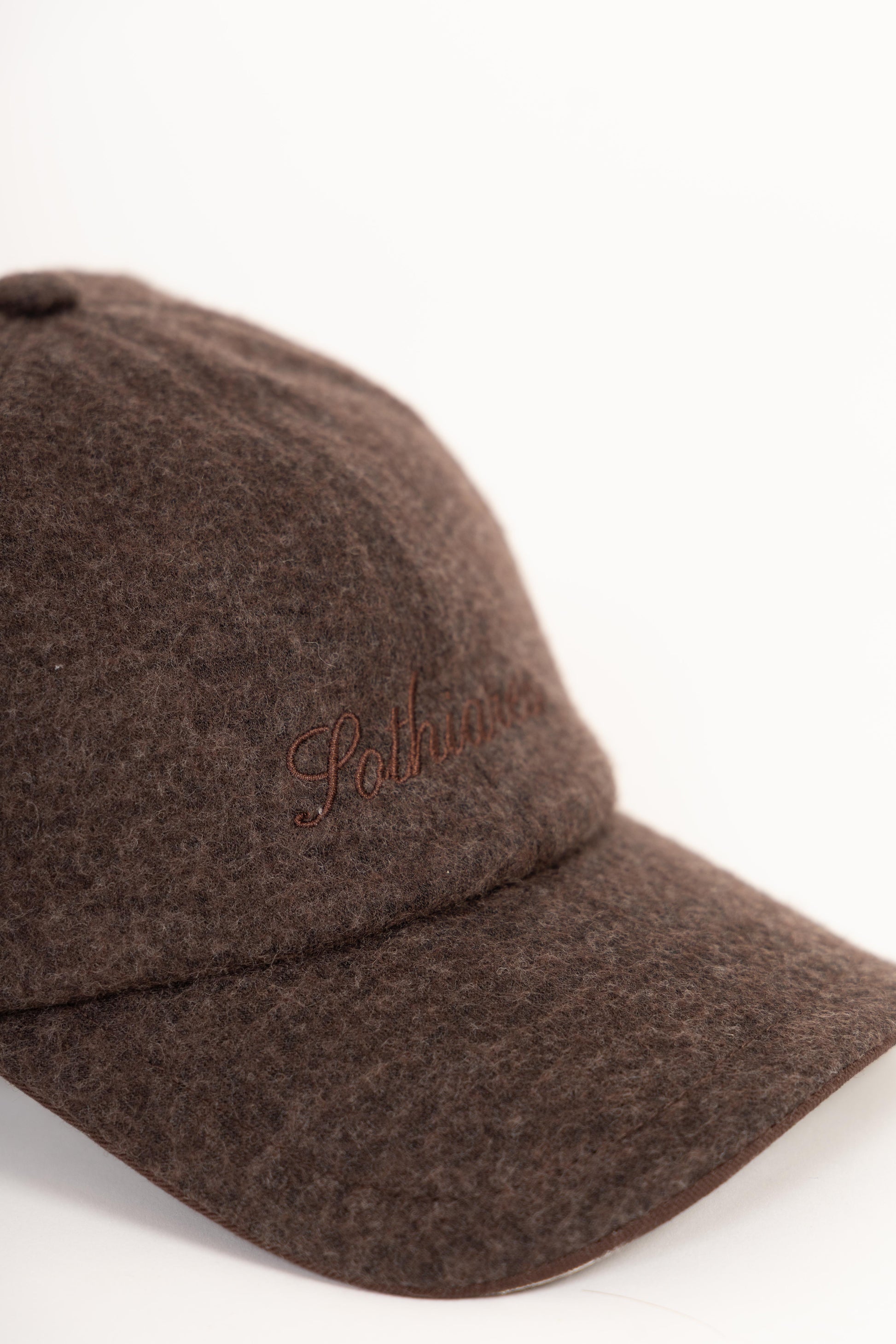 Brown Wool Cap