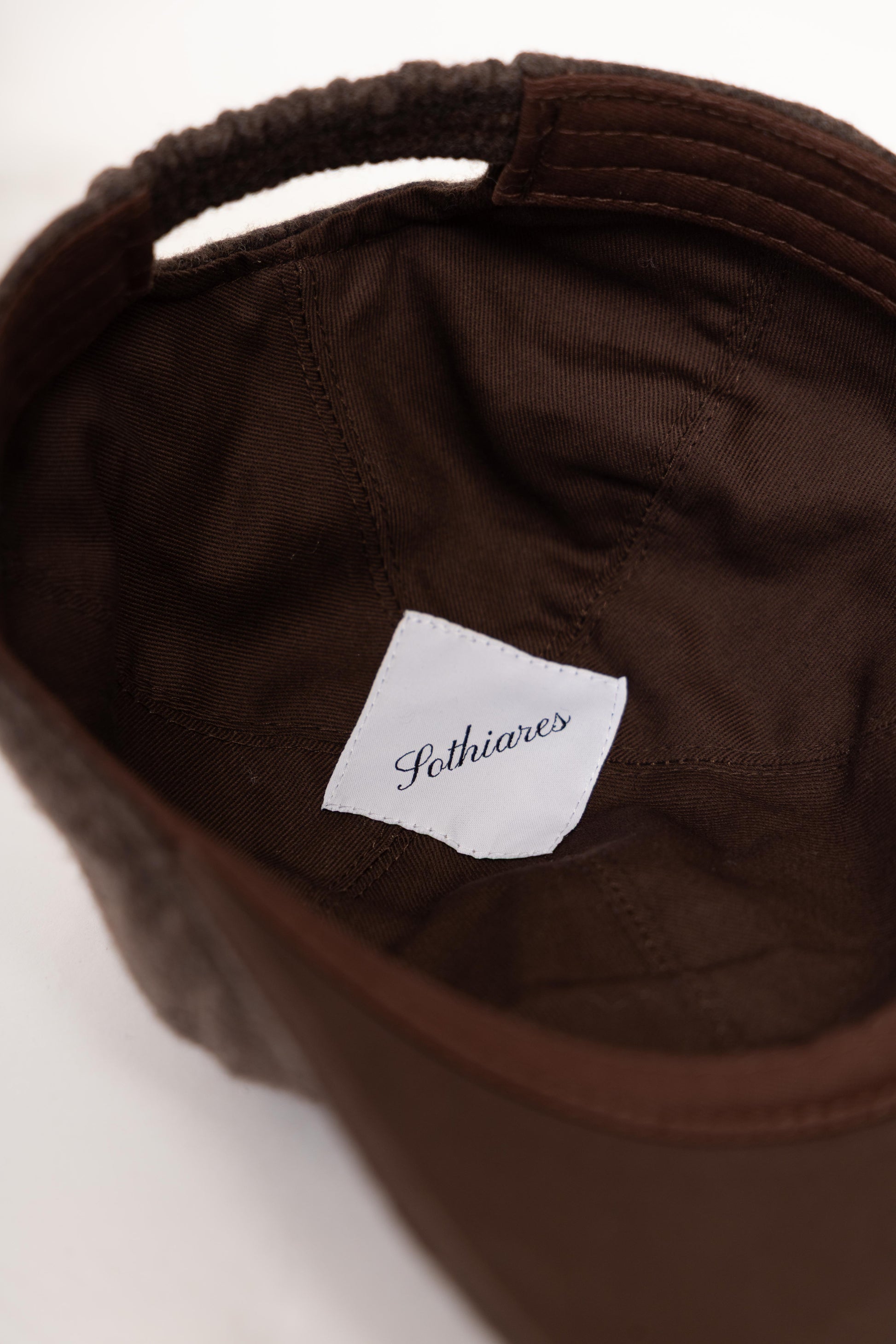 Brown Wool Cap