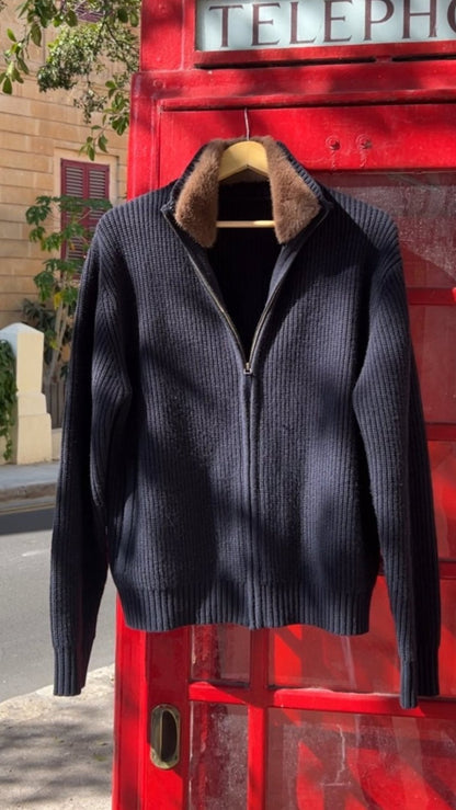 Fur Lined Wool Blouson