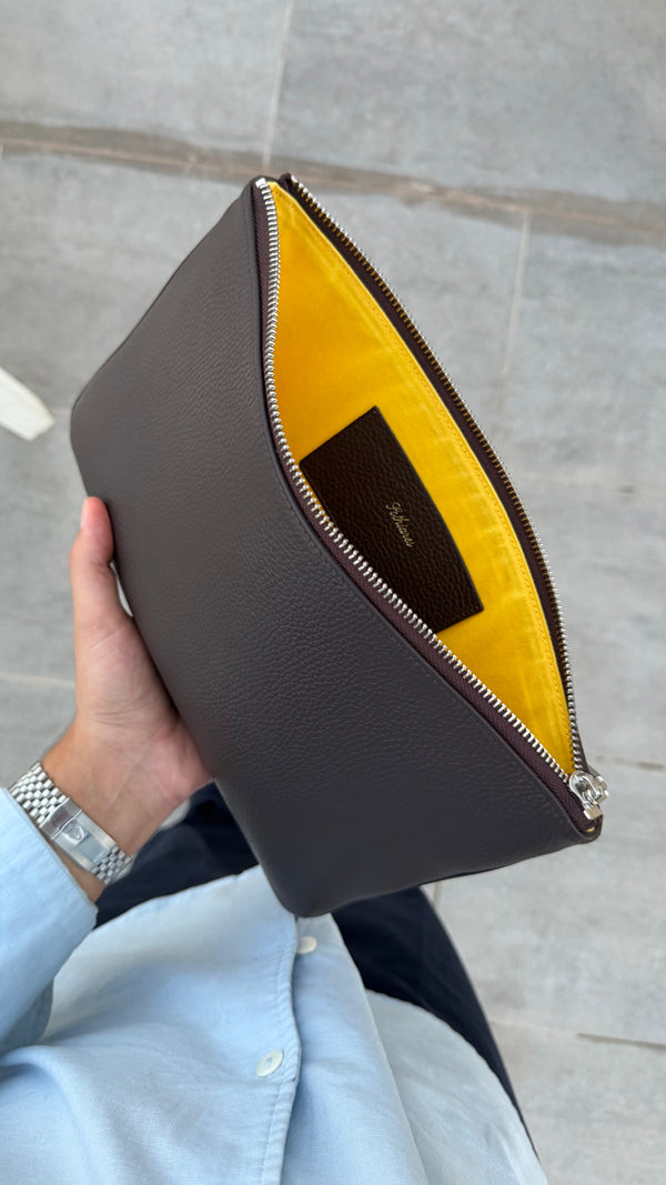 Grain Leather Pouch