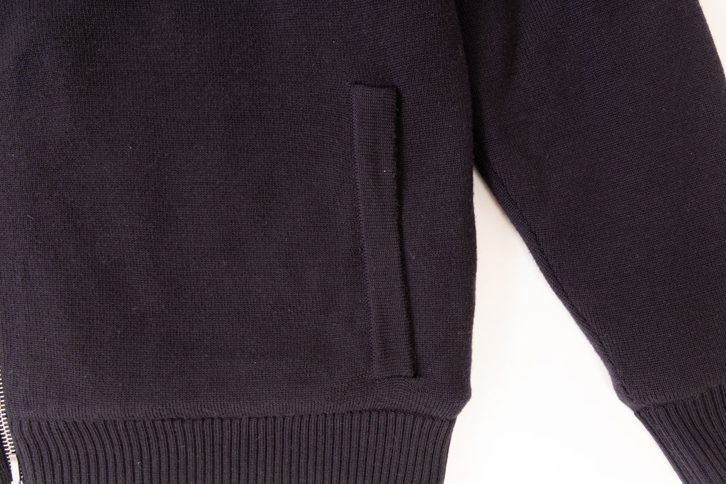 Full Fur lined Cardigan Navy