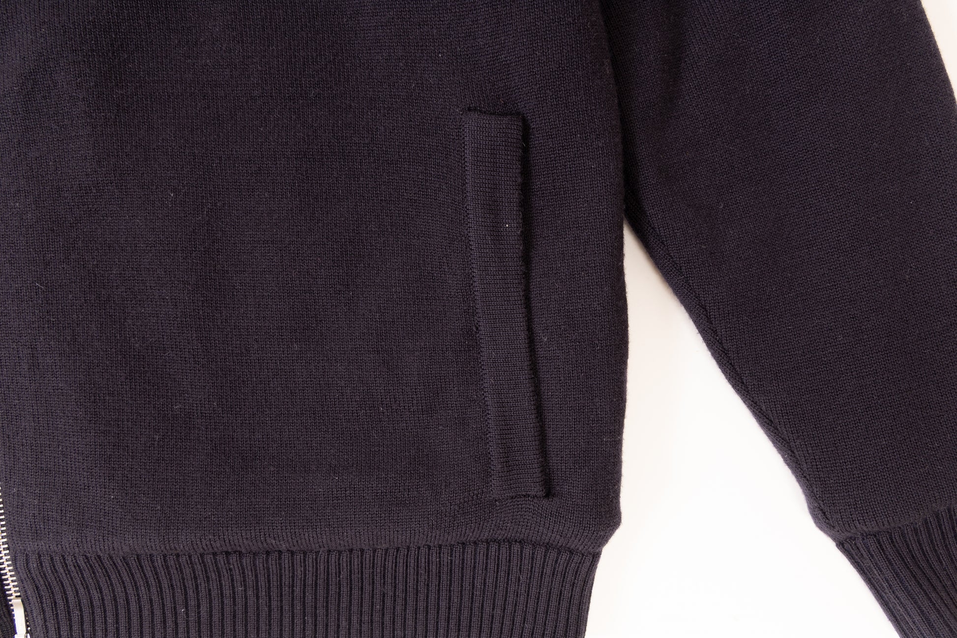 Full Fur lined Cardigan Navy