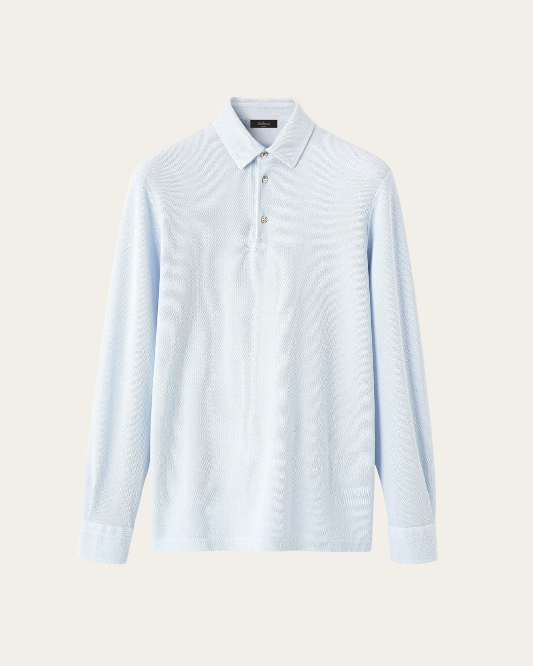 One-Piece Cotton polo | Light Blue