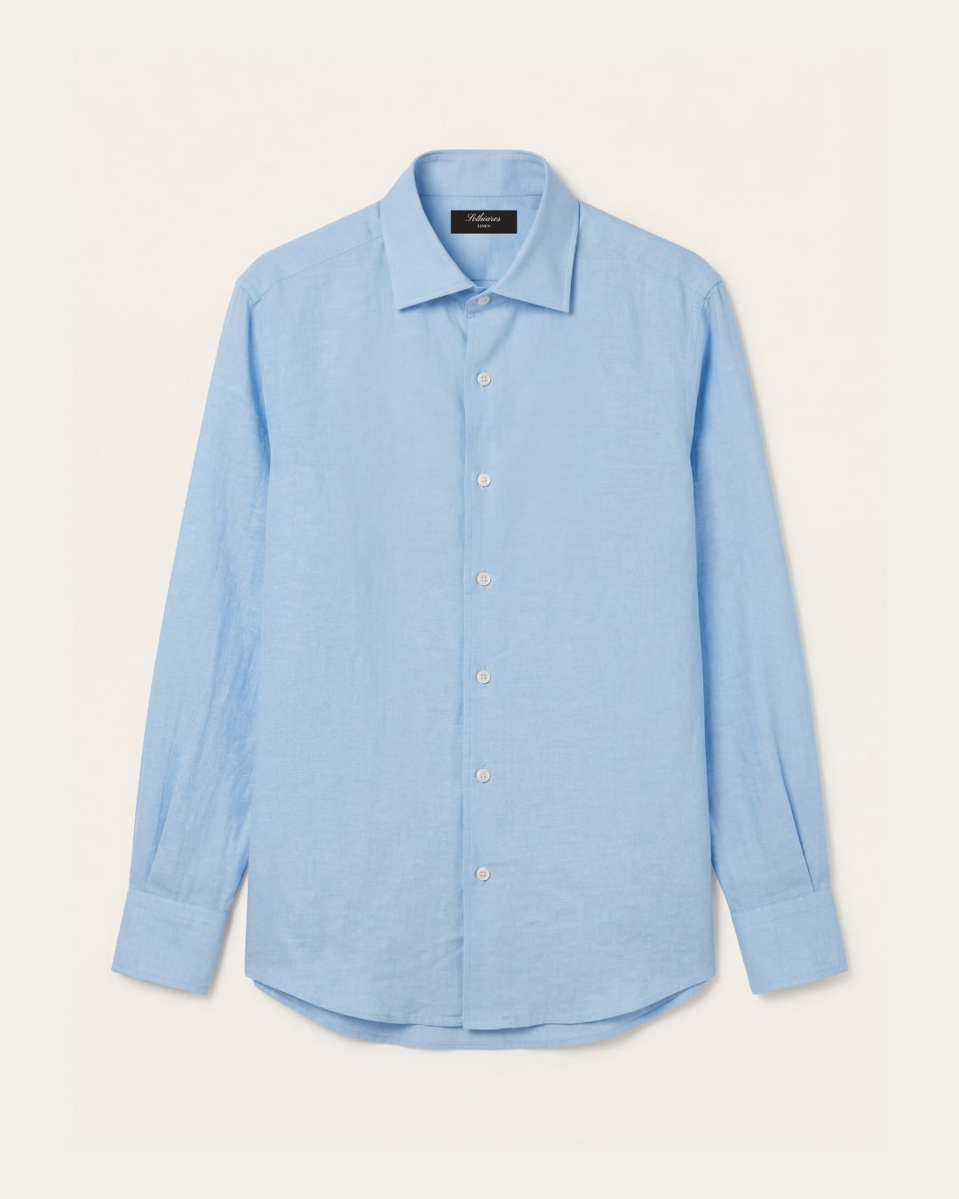Linen One-Piece Shirt | Light Blue