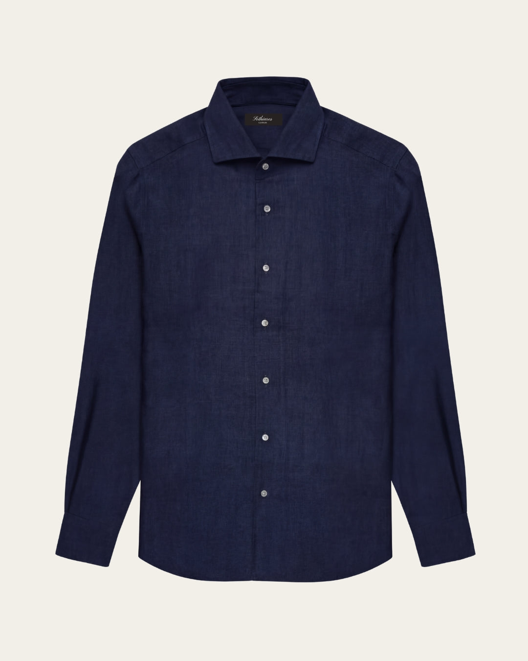 Linen One-Piece Shirt | Navy