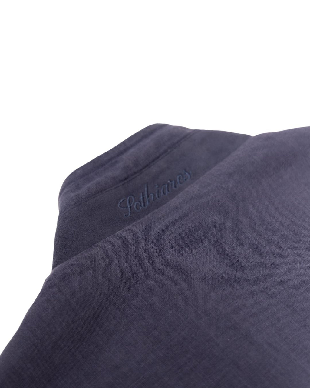 Navy Linen gilet