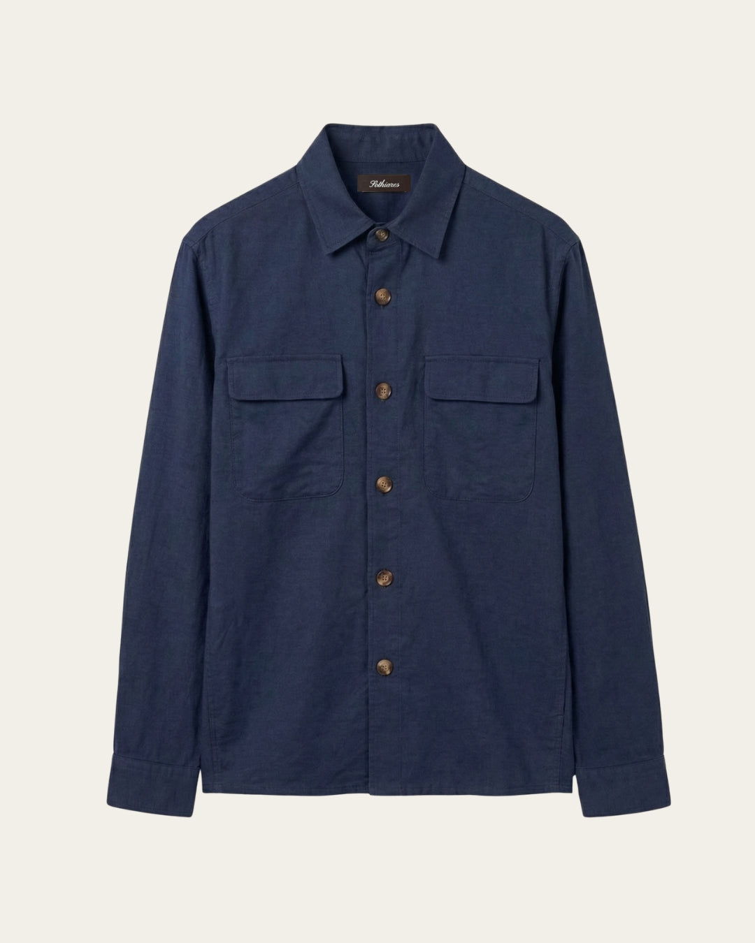 Linen-cotton Overshirt