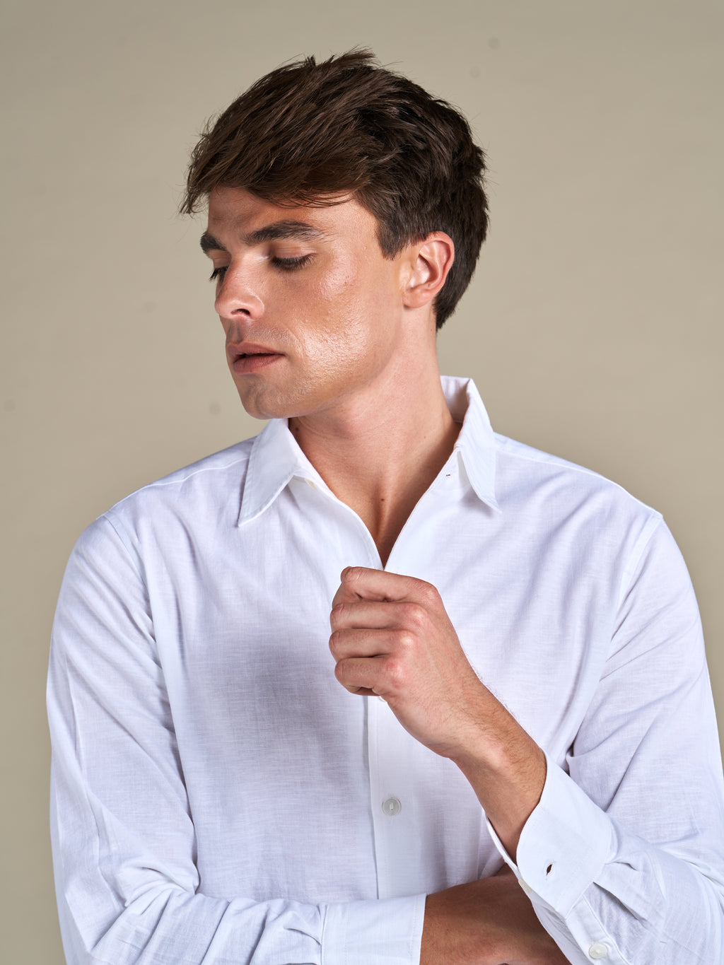 Portofino Linen Shirt | White