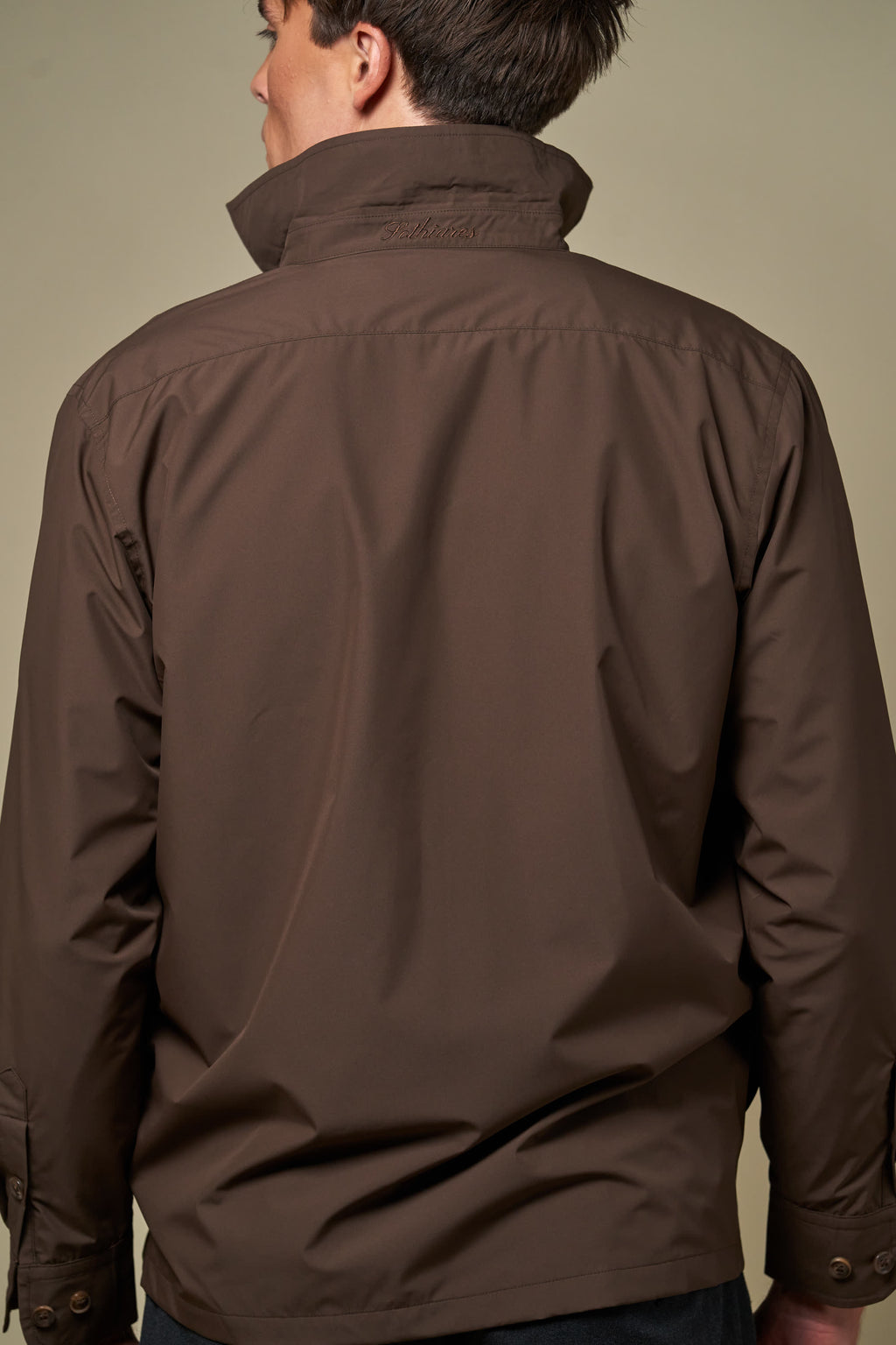 Polyester Overshirt | Brown
