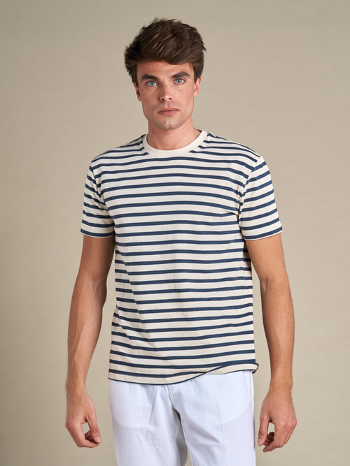 Breton striped Cotton-Linen T-shirt