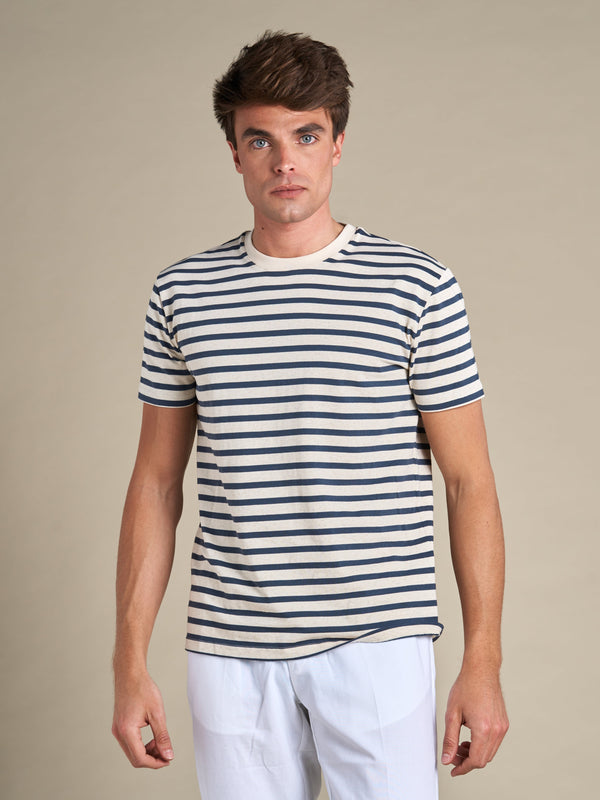 Breton striped Cotton-Linen T-shirt