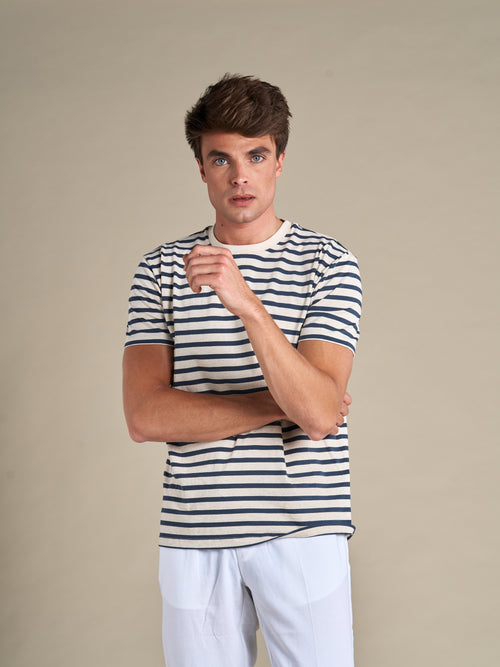 Breton striped Cotton-Linen T-shirt