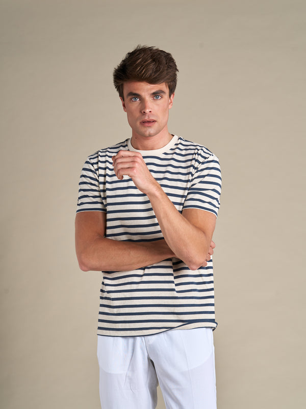 Breton striped Cotton-Linen T-shirt