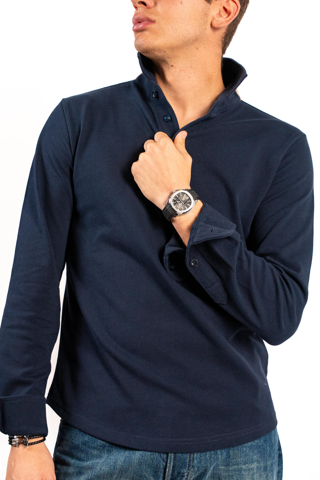 One Piece Collar Polo Longsleeve