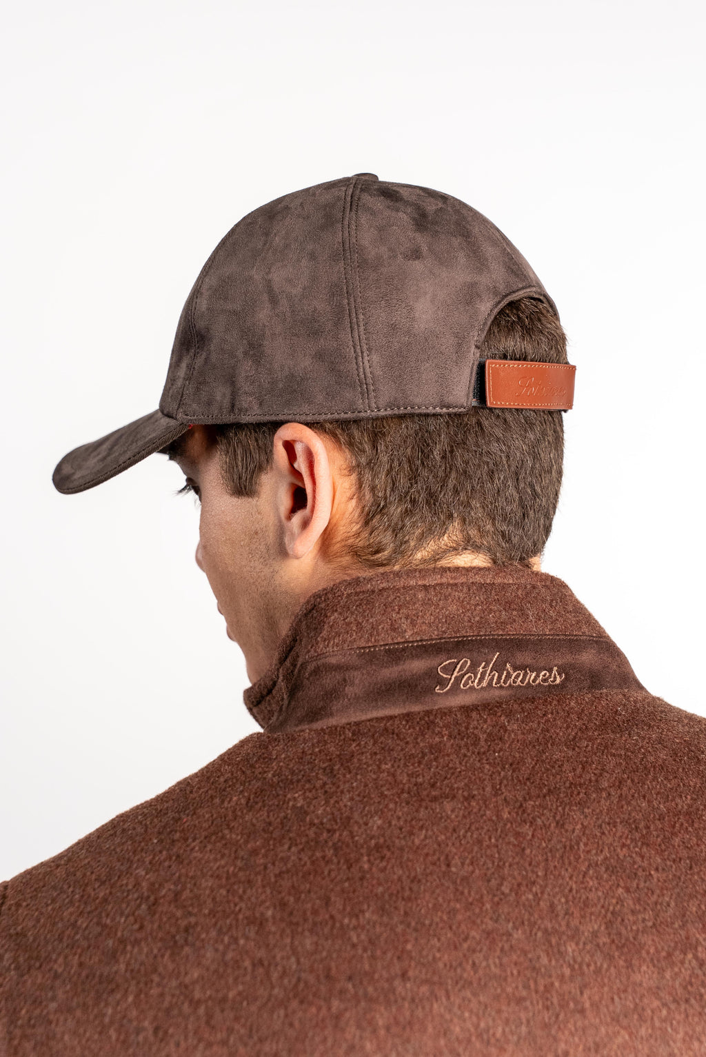 Brown Suede Cap