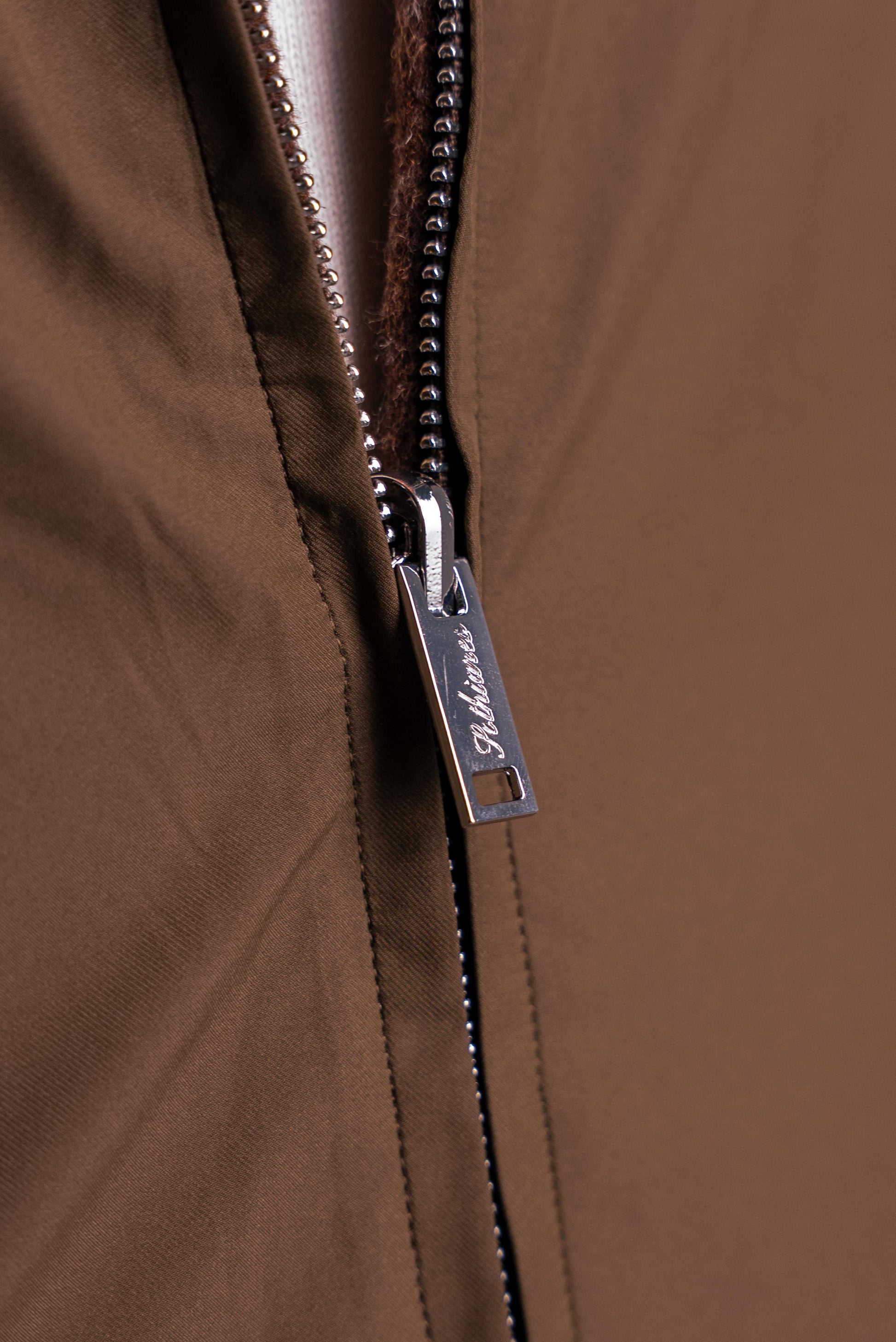 Reversible Wool Gilet | Brown