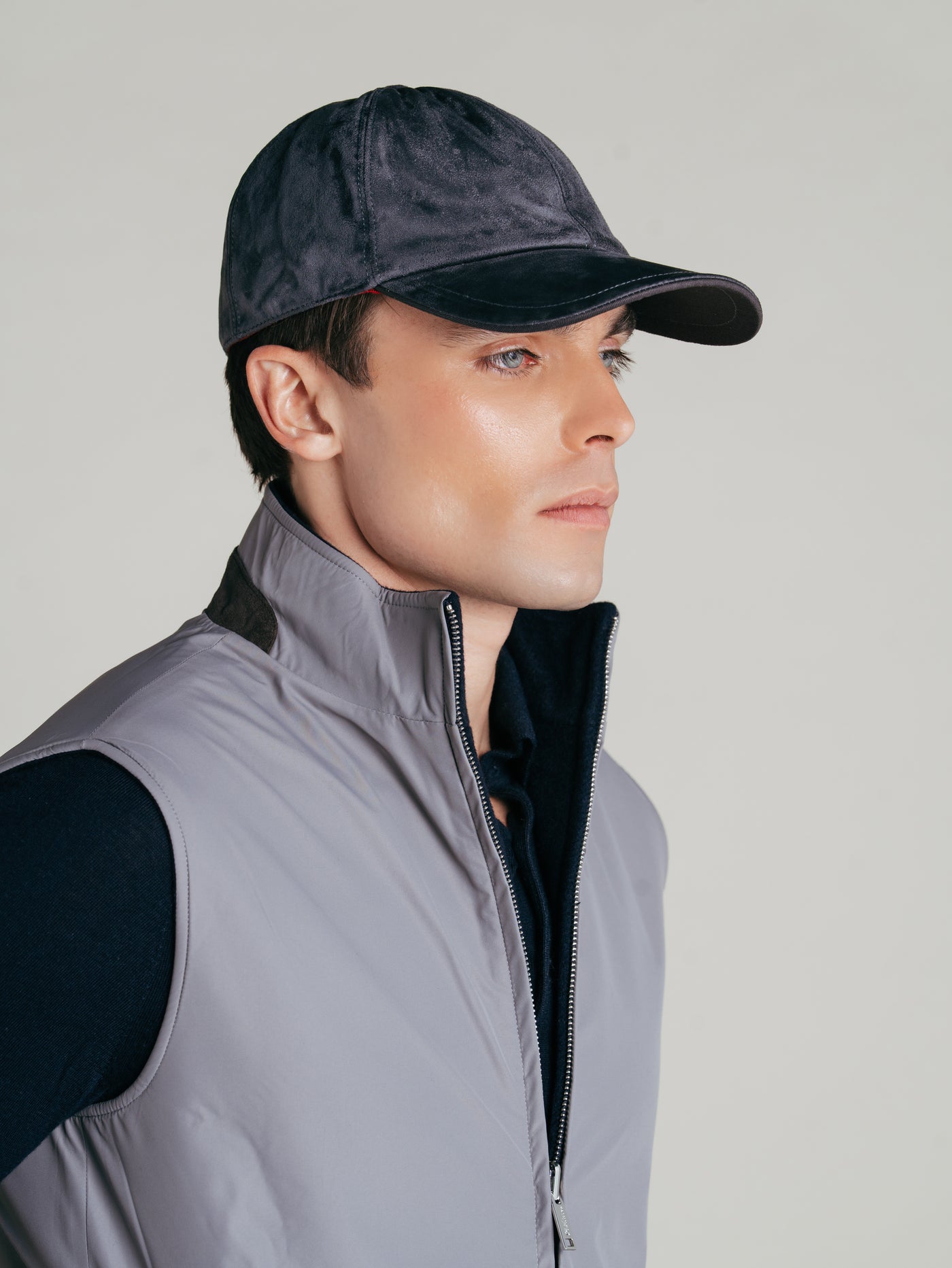 Suede Cap | Grey