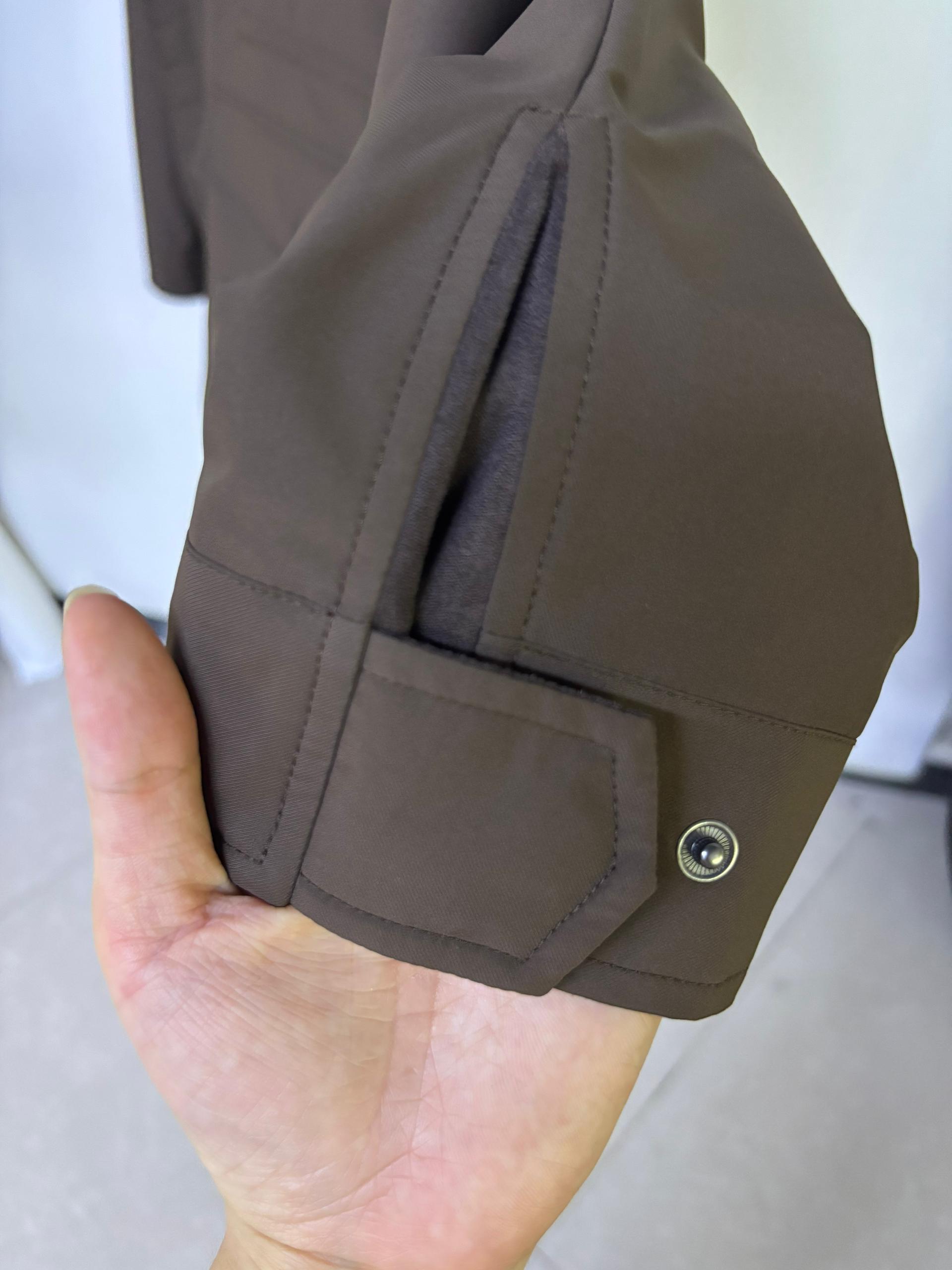 Technical Fur Collar Field Jacket | Brown