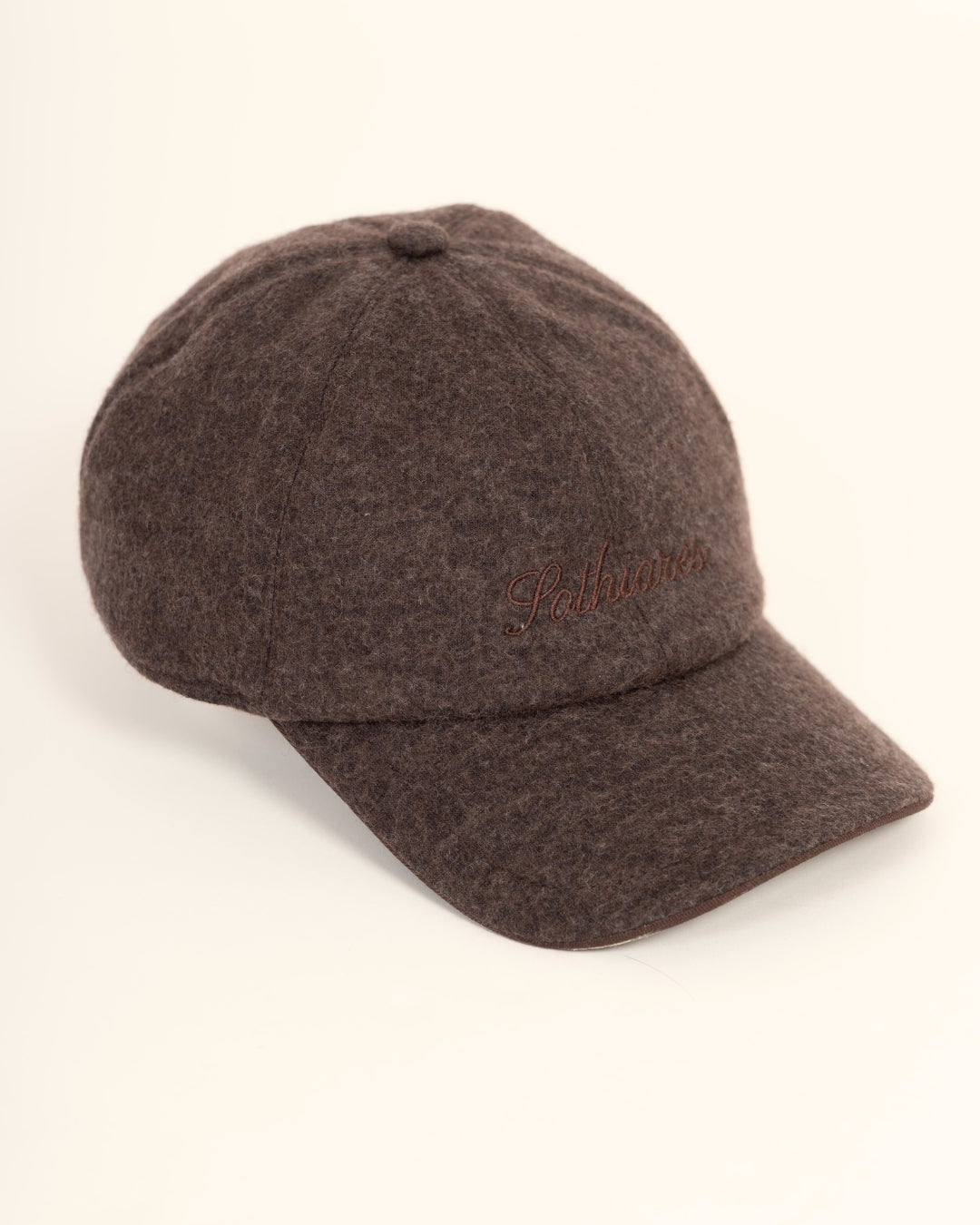 Brown Wool Cap