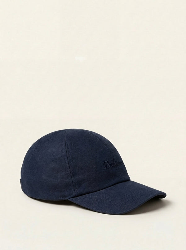 Linen Cap | Navy