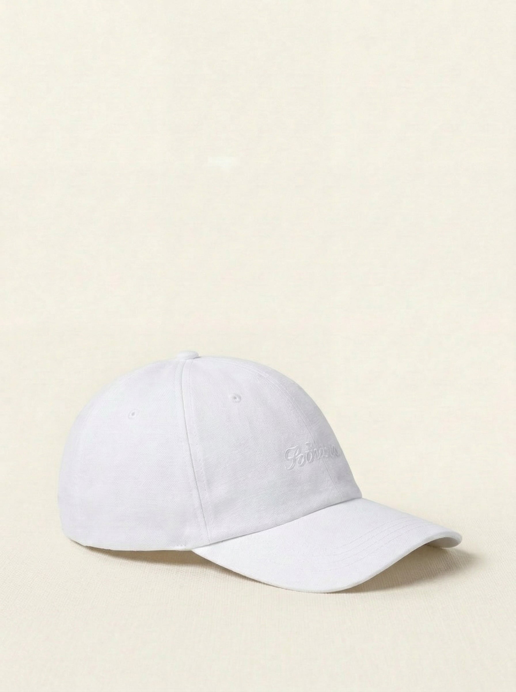 Linen Cap | White