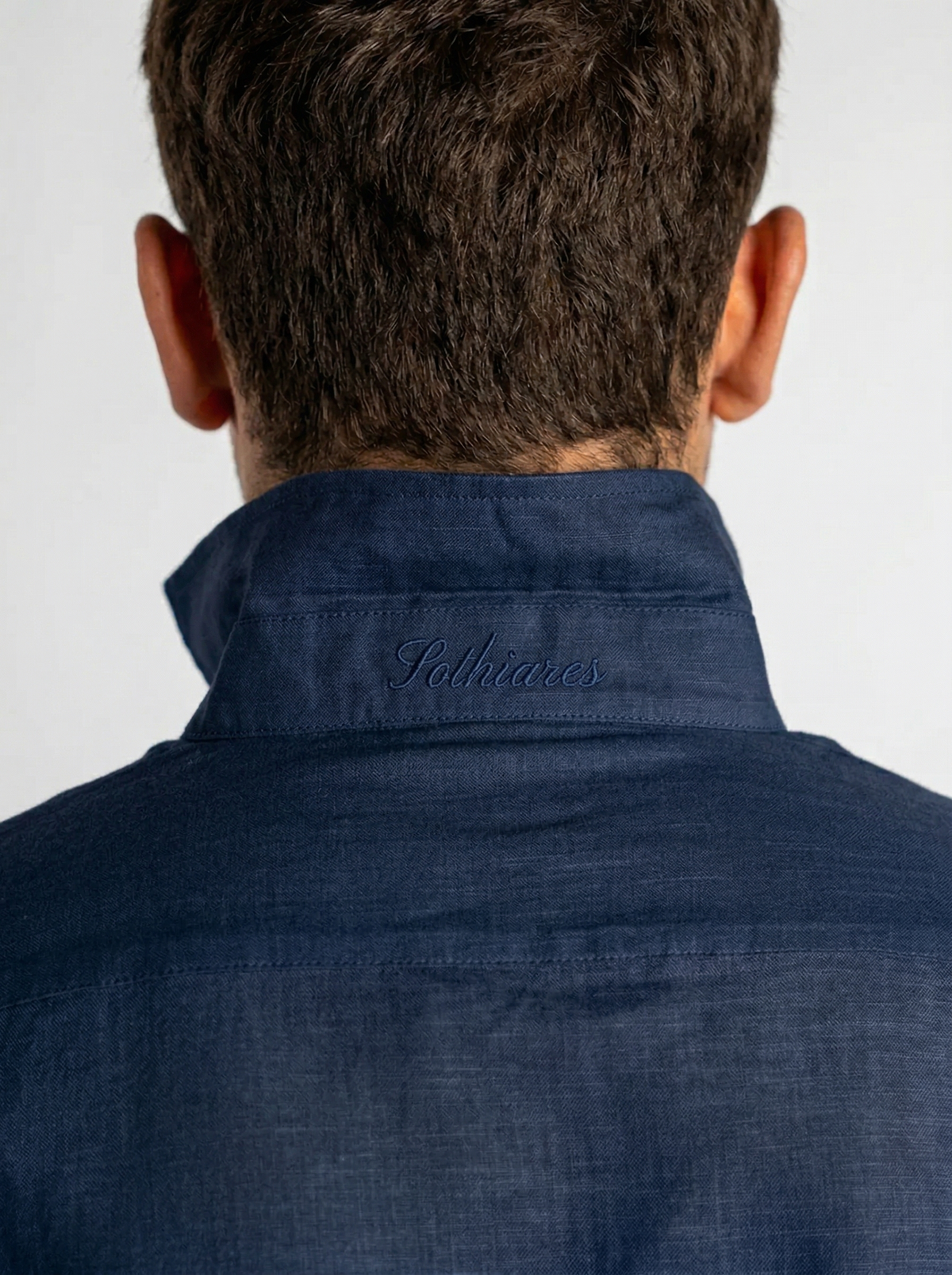 Portofino Linen Shirt | Navy