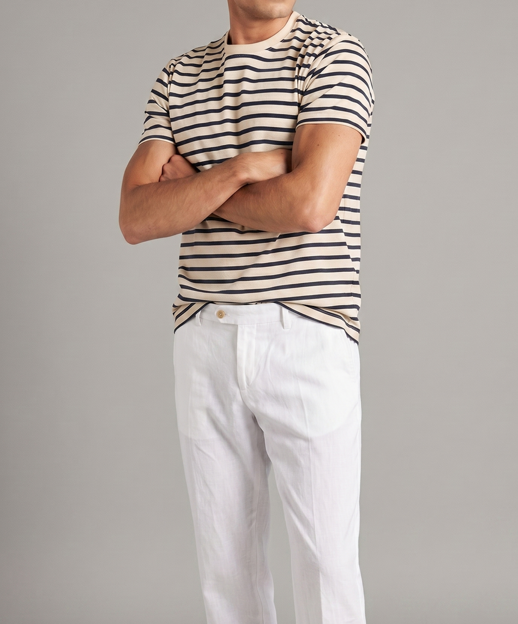 Breton striped Cotton-Linen T-shirt