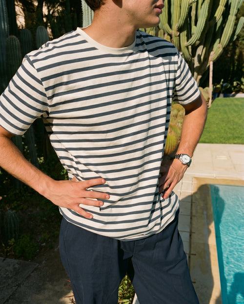 Breton striped Cotton-Linen T-shirt