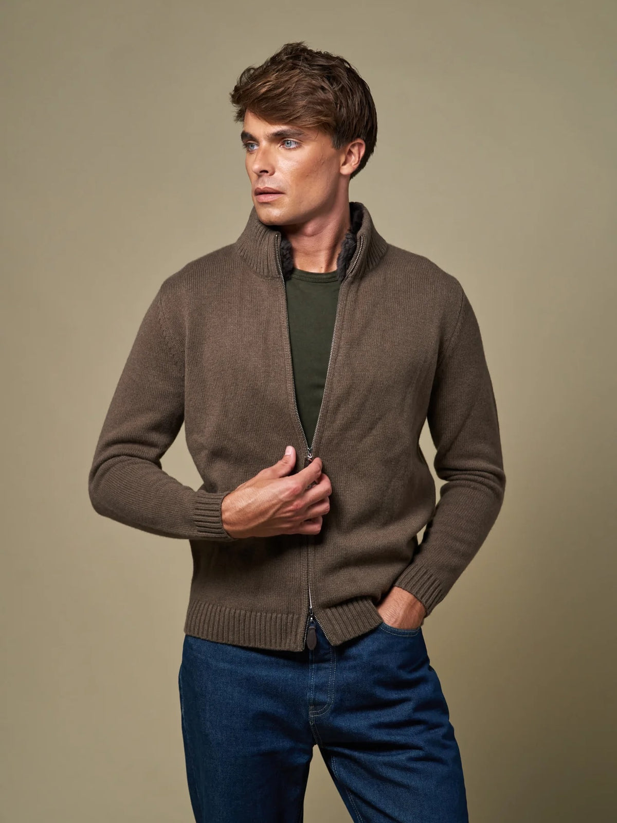 Understated, until the collar.