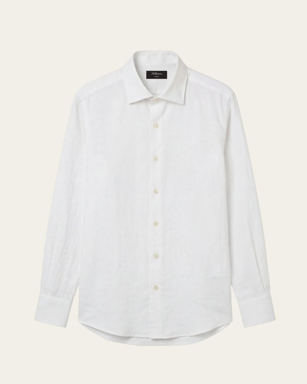 One Piece Linen Shirt | White